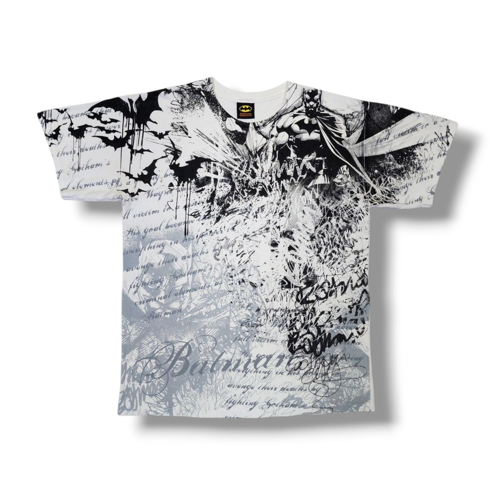 Vintage DC Comics Batman By Fifth Sun Full Front Graphic T-Shirt Men's M‎